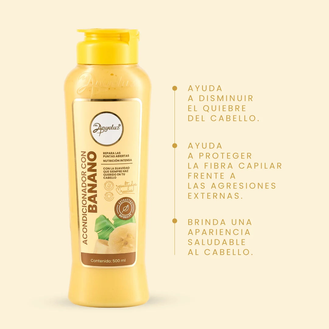 Acondicionador con banano Anyeluz