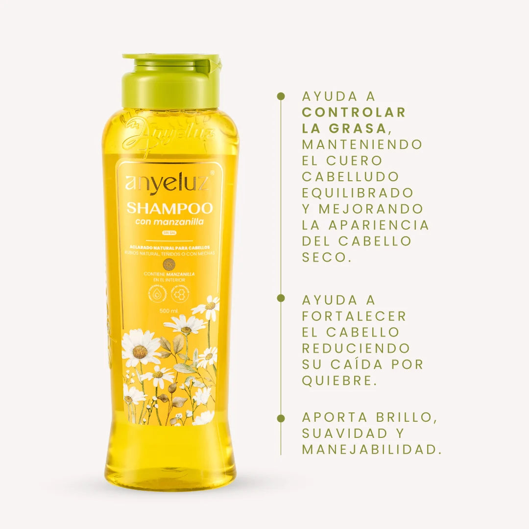 Shampoo con manzanilla Anyeluz