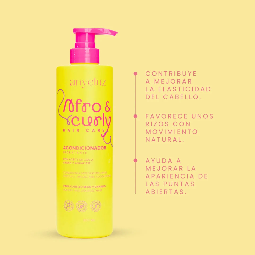 Acondicionador hidratante Afro y Curly Anyeluz