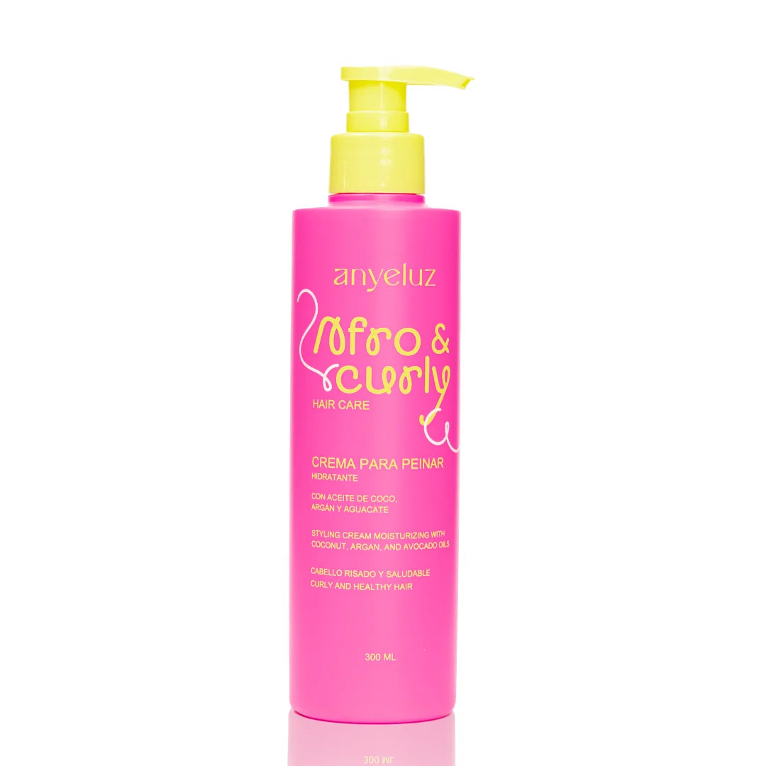 Crema para peinar hidratante Afro y Curly Anyeluz