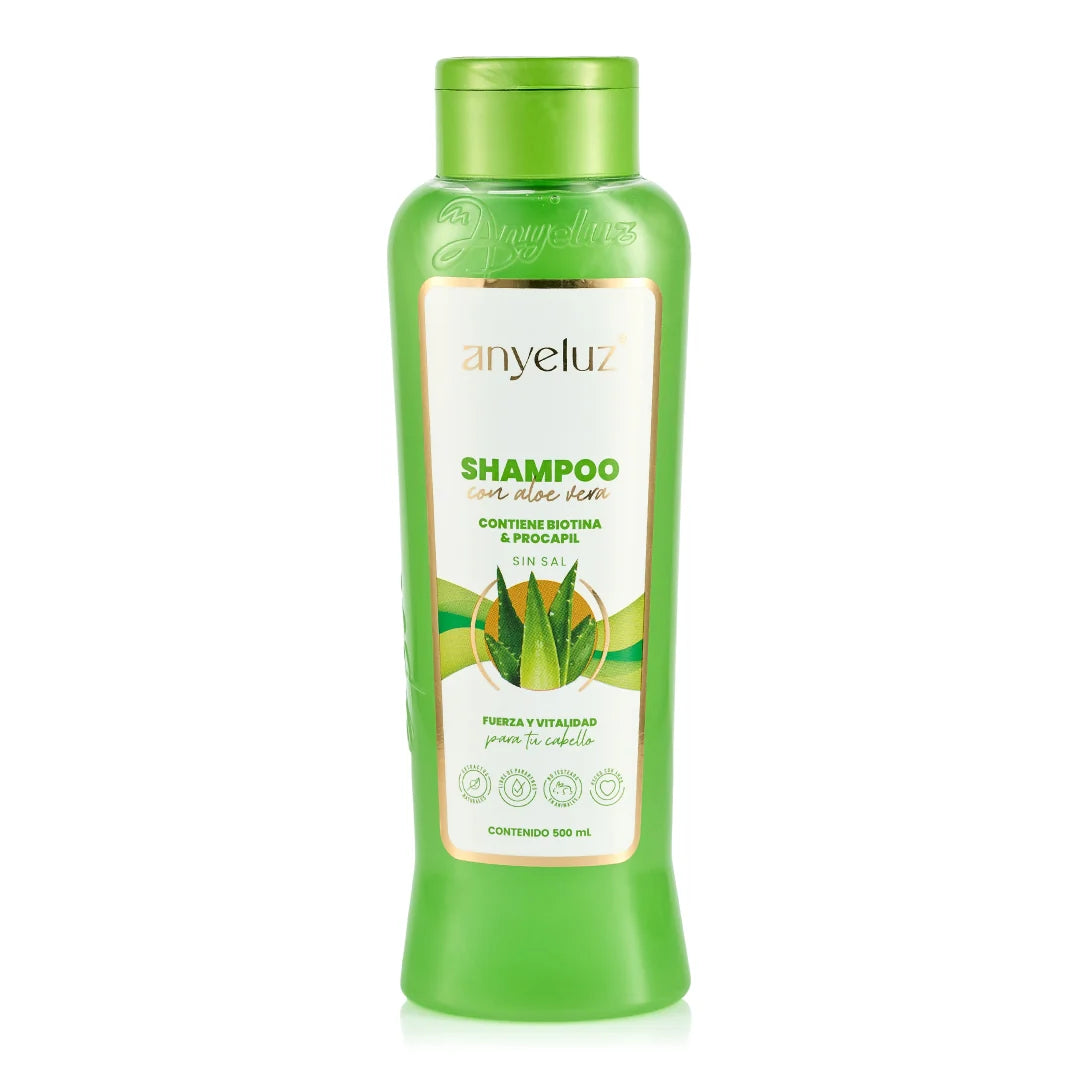 Shampoo con Aloe Vera- Limpieza y vitalidad
