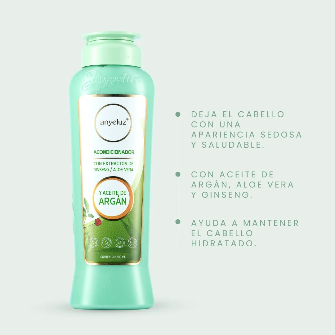 Acondicionador Anyeluz Argán y Aloe Vera