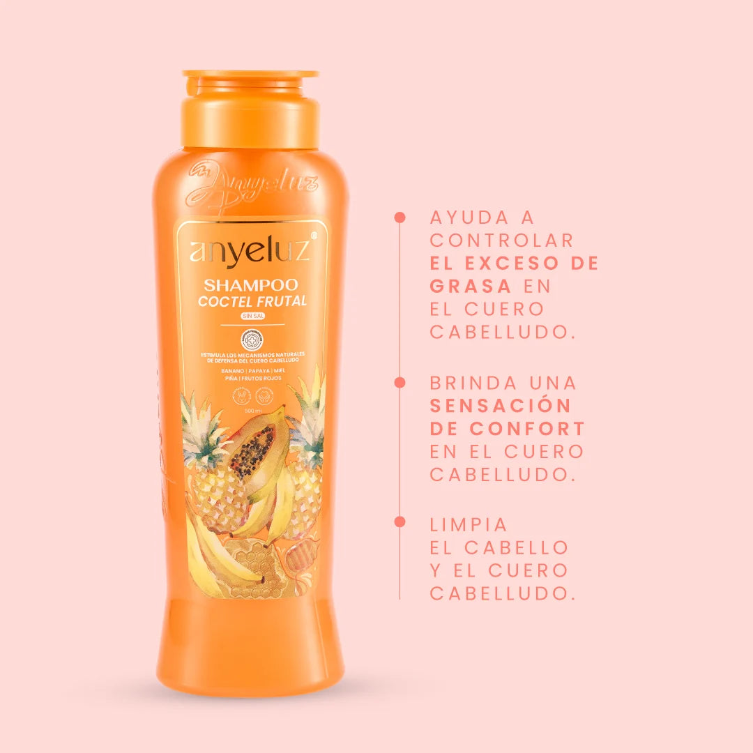 Shampoo cóctel frutal Anyeluz