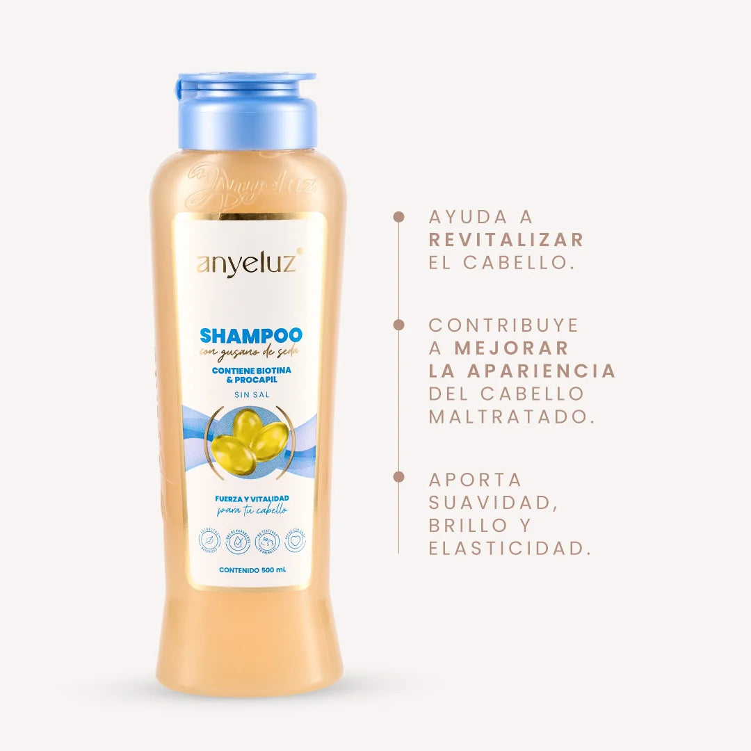 Shampoo Gusano de seda Anyeluz