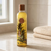 shampoo romero ritual botanico 400ml en uso